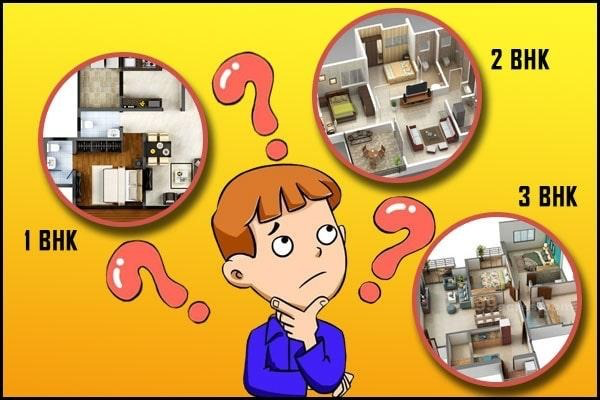 2BHK or 3BHK